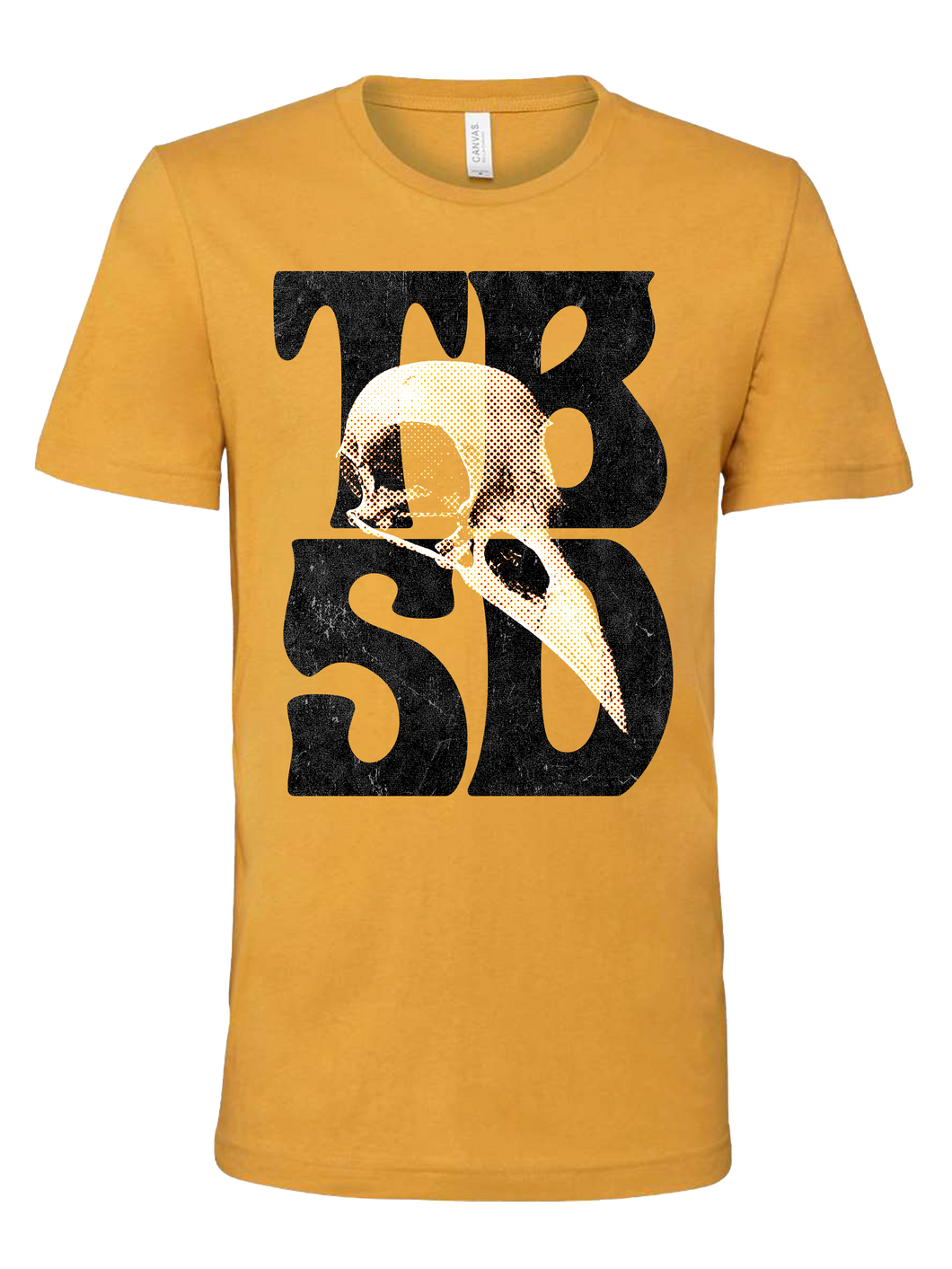 Yellow TBSD Bird Skull Tee